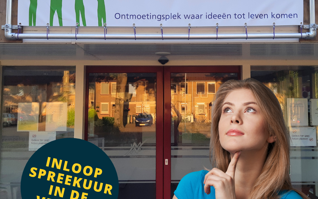 Op zoek naar antwoorden over financiën, welzijn, leefbaarheid of vrijwilligerswerk? Het inloopspreekuur in De Veldkei is dé plek voor jou!